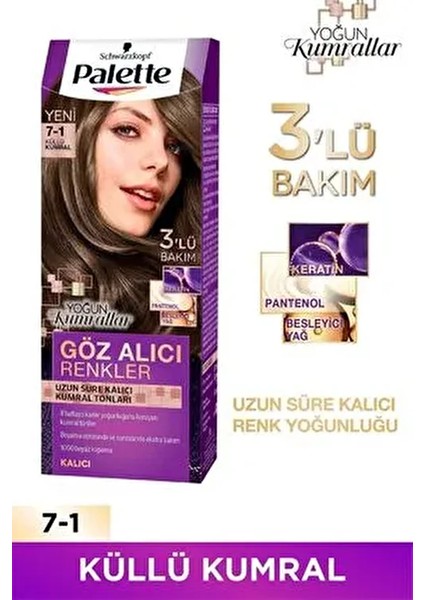 Göz Alıcı Renkler 7-1 Küllü Kumral x 2 Adet fiyatları