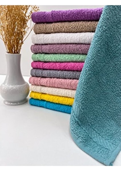 Çok Renkli 12 Adet Renkli Mutfak Havlusu Kurulama Bezi, El Havlusu 30X30 cm fiyatları