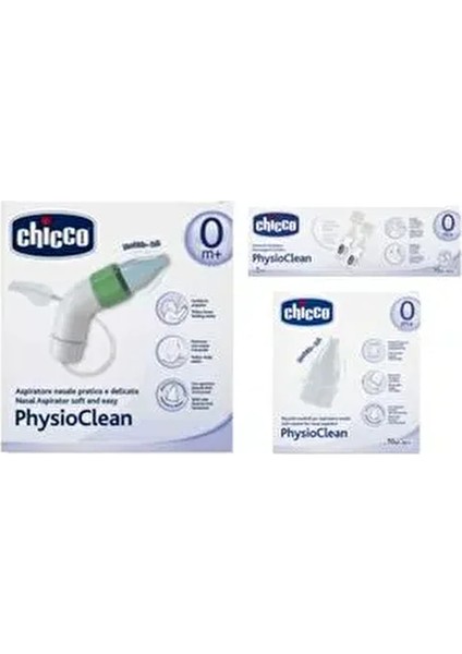 Pratik ve Hasas Physioclean Burun Aspiratörü Set