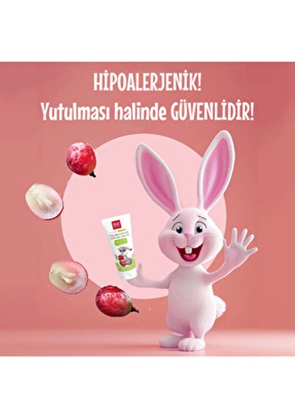 Çilek & Vişne Florürsüz Doğal Çocuk Diş Macunu 50 ml modelleri