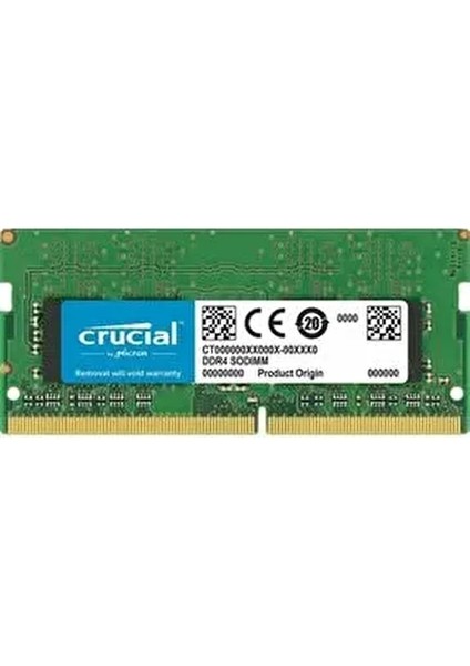 Crucıal Ddr4 8gb 2400MHZ Value Notebook Ram CL17 CT8G4SFS824A 1.2VOLT fiyatları