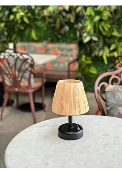 Maison Masa Lambası Led Aydınlatmalı Metal Alt Siyah Renkli Modern Tasarım modelleri