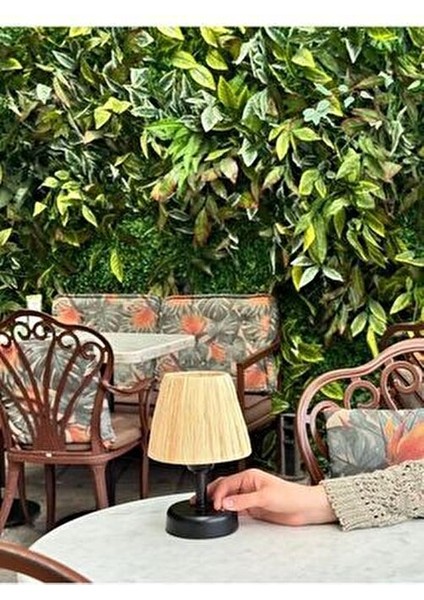 Maison Masa Lambası Led Aydınlatmalı Metal Alt Siyah Renkli Modern Tasarım fırsatları