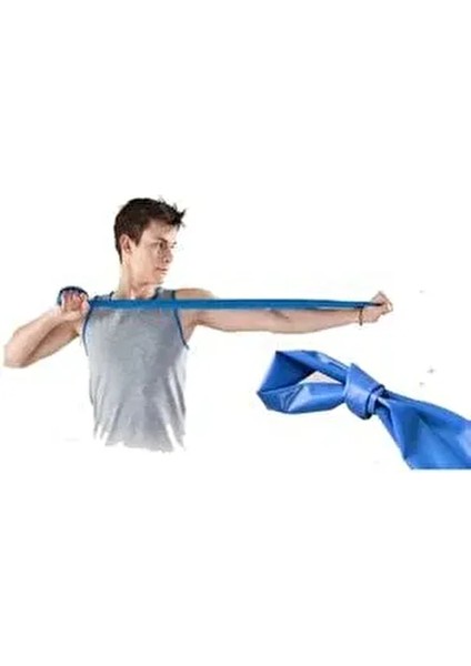Pilates Jimnastik Bantı Egzersiz Direnç Yoga Lastiği Mavi Renkli Dayanıklı Malzeme fiyatları