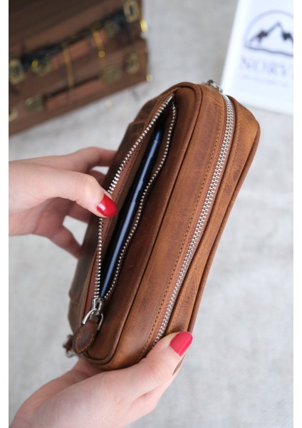 Şifreli Hakiki Deri El Çantası Tutamaçlı Çok Bölmeli fiyatları