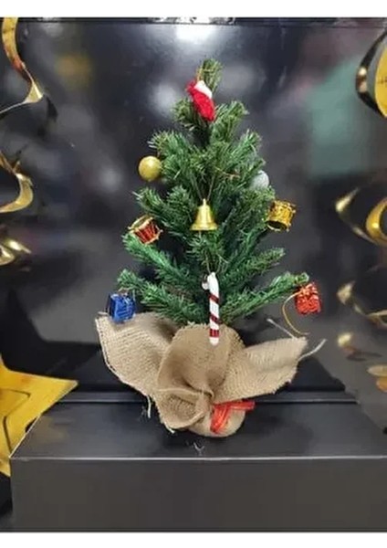 40 cm Masa Üstü Çam Ağacı Süslü