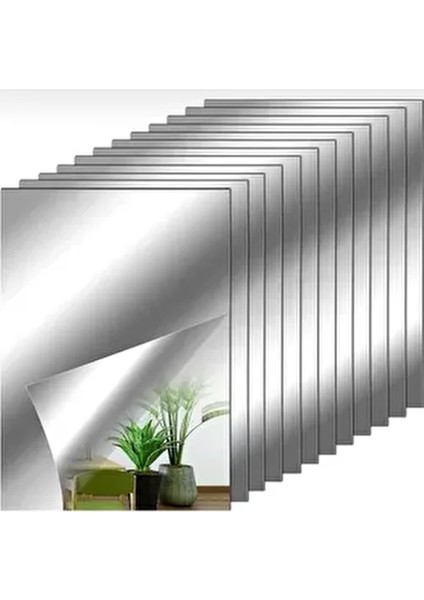 Dekoratif Pleksi Ayna Kendinden Yapışkanlı 40X30 1 Adet