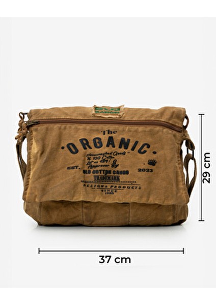 Salaş Omuz Çantası Pamuk Postacı Laptop Okul Seyahat Günlük Vintage Retro - Mulater Bag 8128 fiyatları