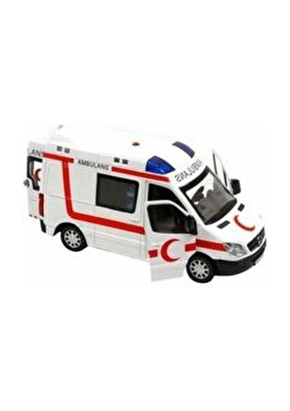 Çekbırak Işıklı Sesli 1:32 Ambulans CP-64465-AMBLNS fiyatları