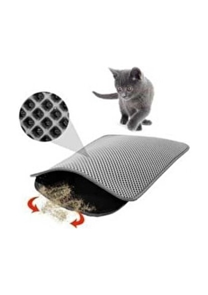 Kedi Kumu Tuvalet Önü Paspası Elekli Kedi Paspası modelleri