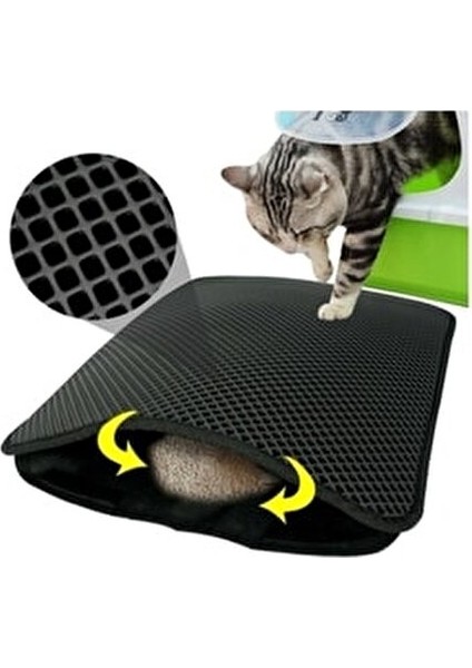 Kedi Kumu Tuvalet Önü Paspası Elekli Kedi Paspası fırsatları