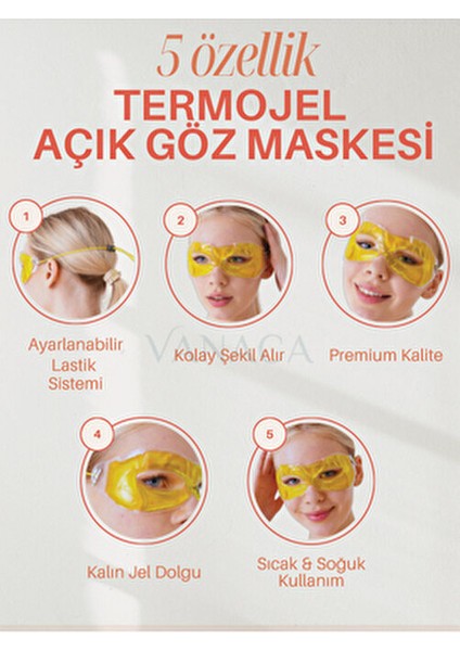 Sıcak‑soğuk Termojel Buzlu Göz Maskesi, Baş ağrısı, Göz Altı Torbaları, Ödem ve Şişlik Giderici. modelleri