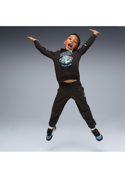 Hot Wheels Çocuk Siyah Kapüşonlu Sweatshirt modelleri