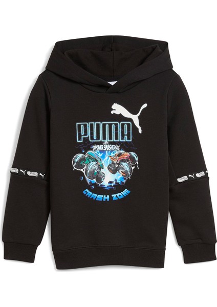 Hot Wheels Çocuk Siyah Kapüşonlu Sweatshirt fırsatları