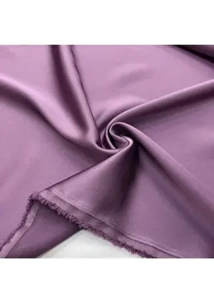 Asetat Saten Lycralı Kumaş Gül Kurusu