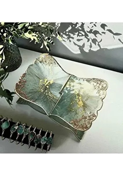 Masa Üstü Özel Tasarım Epoksi Kuranı Kerim Rahlesi