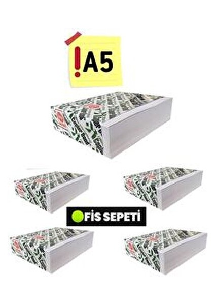 Ve-Ge A5 Fotokopi Kağıdı Copier Bond 1000 Li 80 gr Beyaz (1 Koli 5 Paket) modelleri