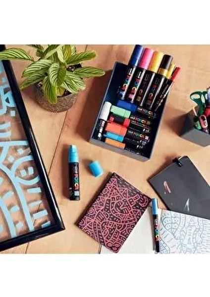 Posca Marker Kalem 10'lu Set 1.8-2.5mm Farklı Renk Seçenekleri ile Kırtasiye Ürünleri fiyatları