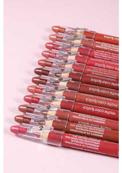 12'li Jumbo Dudak Kalemi Kalemtraşlı Set fiyatları