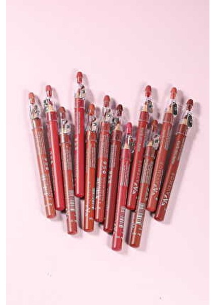 12'li Jumbo Dudak Kalemi Kalemtraşlı Set modelleri