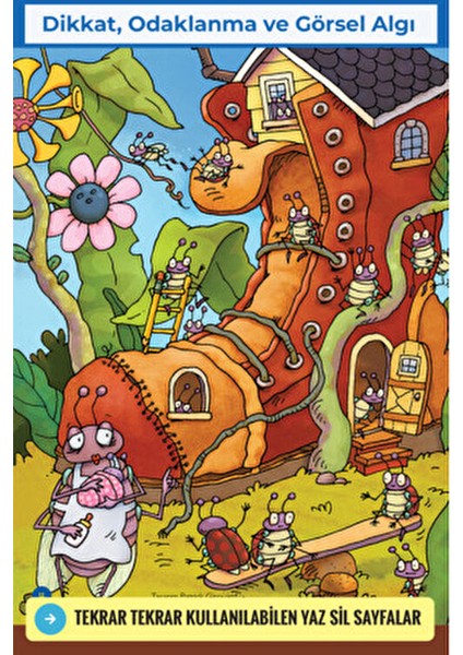 Puzzlemania Bul Çiz Eğlen 3 - 6 Yaş Motor Becerileri Geliştirici indirimleri