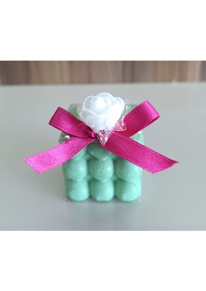 Kokulu Doğal Yeşil Renk Dekoratif Mum modelleri