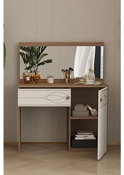 Alvin Aynalı Şifonyer - Sarı Meşe fiyatları