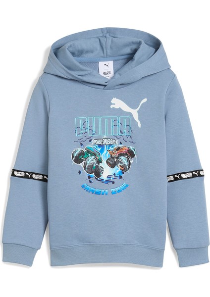Hot Wheels Çocuk Mavi Kapüşonlu Sweatshirt fırsatları