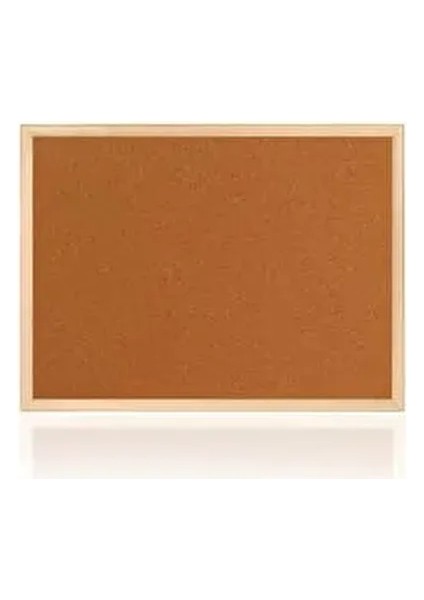 Mantar Pano Ahşap Çerçeveli 60 x 90 cm Lüks Mantar Pano