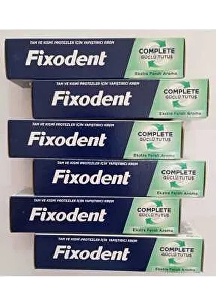 Nane Aromalı Extra Fresh Protez Yaşıtırıcı 6x 47 gr