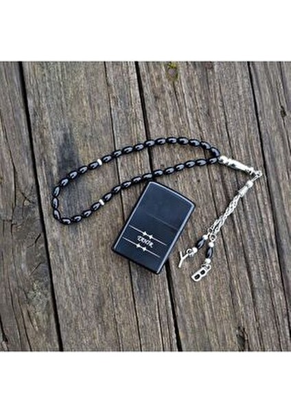 Siyah Renk Çift Kol Saatleri Çakmak Tesbih Bileklik Seti XZ1352 fiyatları