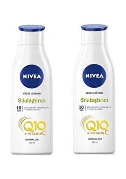 Q10 Esneklik Kırışık Sıkılaştırıcı Vücut Losyonu 2 Li Paket 250+250 ml