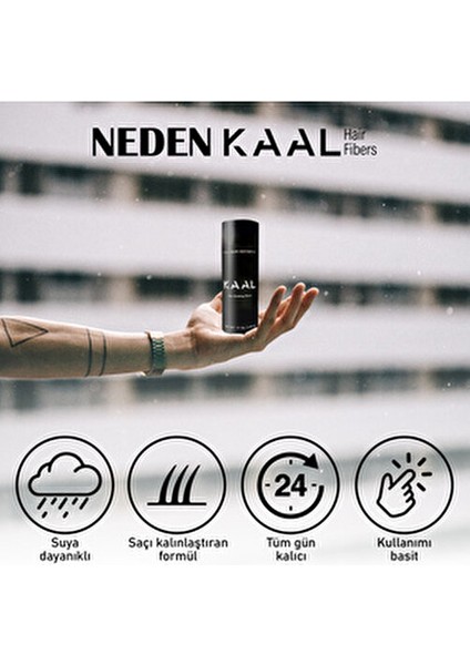 Kaal Toppik Siyah ( Black ) 27,5 gr Amonyaksız Keratin Saç Fiberi Geçici Etki fiyatları
