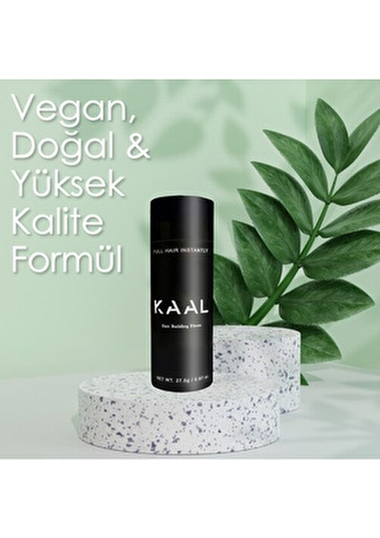 Kaal Toppik Siyah ( Black ) 27,5 gr Amonyaksız Keratin Saç Fiberi Geçici Etki fırsatları
