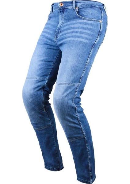 Luca Korumalı Motosiklet Kot Pantolonu Mavi - S Beden - 30 - ST00422-STANDART-30