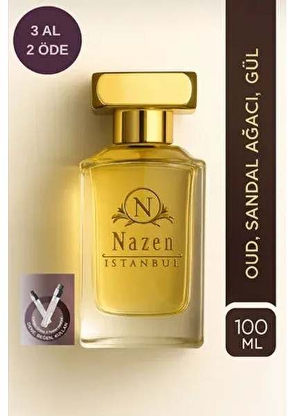 Saray Koleksiyonu Oud - Sandal - Gül Extrait De Parfum Premium Intense 100 ml Unisex Parfüm