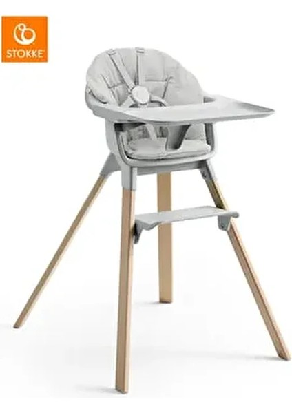 Clikk Cushion Mama Sandalyesi Minderi - Nordic Grey fırsatları