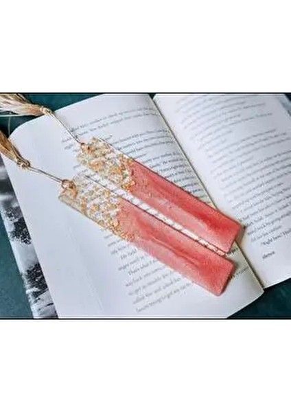 Altın Varaklı Epoksi Kitap Ayracı ( 1 Adet )
