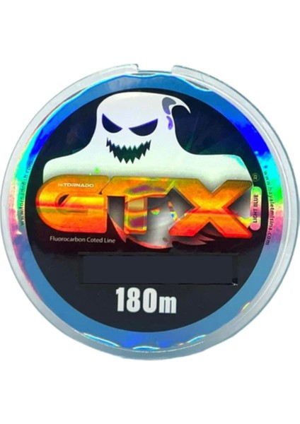Ghost Misina 180M 0.221MM 7.50KG Mavi Fluorocarbon Coated