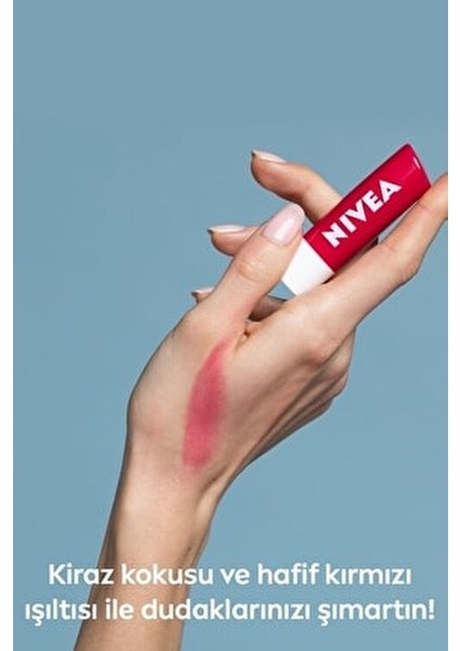 Kiraz Dudak Bakım Kremi 4,8gr,24 Saat Nem,dudak Bakımı,kiraz Kokusu, Hafif Kırmızı Işıltı fiyatları
