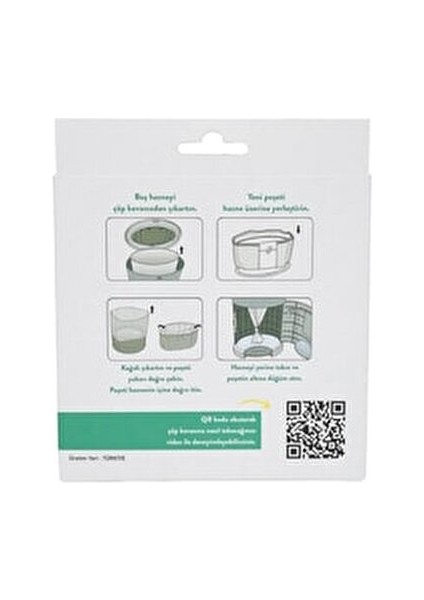 Bamm Bebek Bezi Poşeti 495 Adet Kapasite ile Çöp Kovaları ile Uyumlu fırsatları