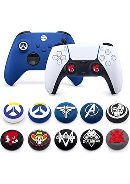 Batman Analog Koruyucu Kılıf Playstation 5 Uyumlu 2 Adet Renkli Tasarım modelleri