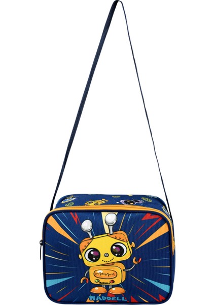 Waddell Robot Temalı Ilkokul Sırt Çantası,beslenme Çantası ve Kalemlik,ilköğretim Sırt Çantası Set