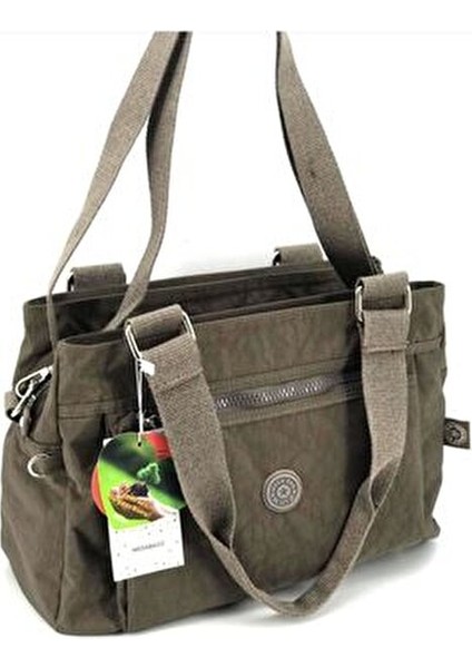 Kadın Vizon Çok Bölmeli Omuz ve Çapraz Çantası (4A Boyutu Kitap Sığar Okul Için Uygundur) modelleri