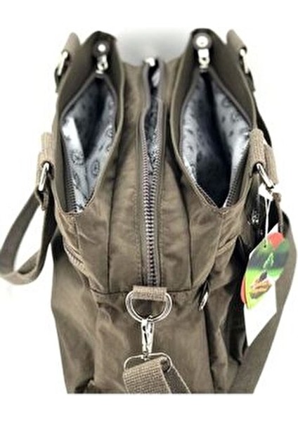 Kadın Vizon Çok Bölmeli Omuz ve Çapraz Çantası (4A Boyutu Kitap Sığar Okul Için Uygundur) fırsatları