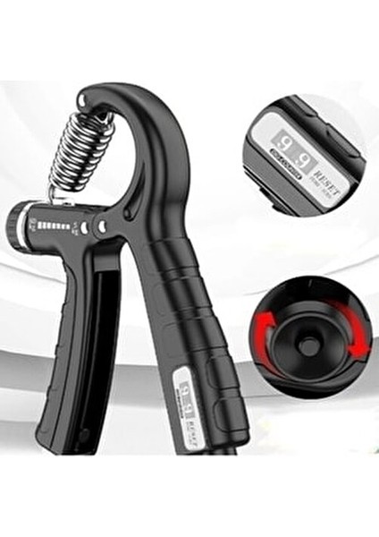 Ayarlanabilir Sayaçlı El Yayı 5-60 kg Ayarlı Bilek Kas Güçlendirme Aleti Damar Çıkarıcı Yay modelleri