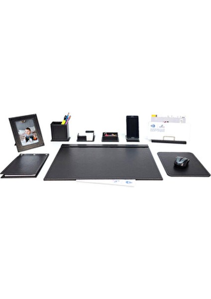 Burgaz Siyah Renk Lüks Deri Sümen Takımı 9 Parça fiyatları