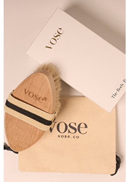 Doğal At Kılı Selülit Fırçası - Lotus Cilt Bakım Etkisi ile Kadınlar İçin