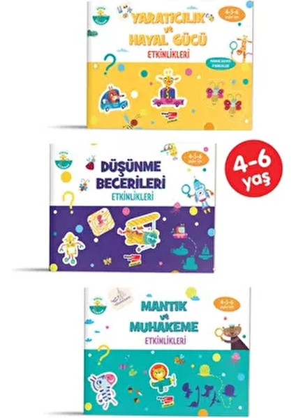 4-6 Yaş Evde 3'lü Etkinlik Seti Eğlenceli Tasarım ile Çocuklara Özel fiyatları