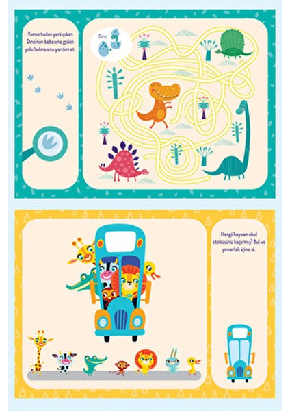 4-6 Yaş Evde 3'lü Etkinlik Seti Eğlenceli Tasarım ile Çocuklara Özel modelleri